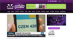 Desktop Screenshot of pot.tv