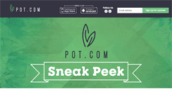 Desktop Screenshot of pot.com